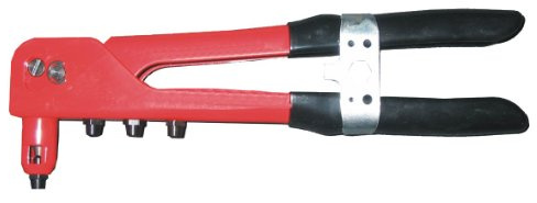 SW-Stahl 42710SB Blindnietzange - 250 mm Handnietzange - Nietzange Profi | F%f%cr 2,4–4,8 mm Aluminium-Nieten - Karosserie-Werkzeug mit Wechselk%f%6pfen & Zubeh%f%6r - Ergonomisch - f%f%cr Werkstatt