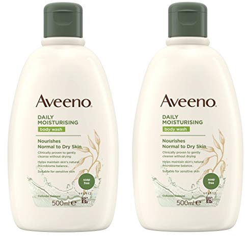 Multibuy 2x Aveeno® Body Wash para piel seca y sensible, 500 ml