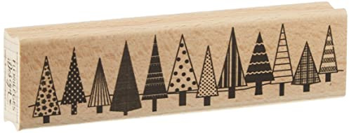 Florilèges Design ff310038 Stempel Scrapbooking Beeteinfassung Tannen beige 4 x 15 x 2,5 cm