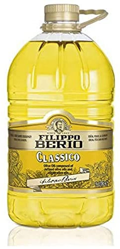 Filippo Berio Olive Oil, Classic Olive Oil, Catering, 5 Litre Large Bottle, 5l