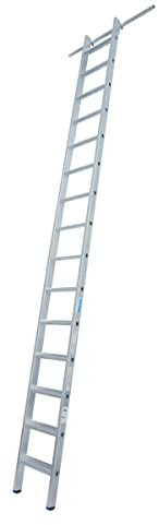 Krause 125156 Stufen Regaleiter, 2 Haken, 15 Stufen
