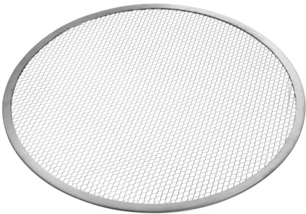 HENDI Pizza Screen, mit Drahtgitterboden, ø50cm, Aluminium | Zur Verwendung in Pizzaöfen, für gleichmäßiges Pizza-Backen, Pizzagitter, Pizzablech, Pizzaschieber