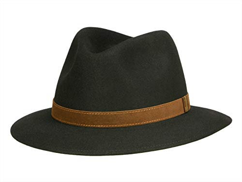 Borsalino Rustico Outdoor Traveller aus Kaninhaarfilz - Schwarz (420) - 60 cm