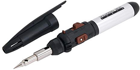 Dapetz ® Professional Self Igniting Soldering Iron Butane Gas with Hot Air Blower Can Be Used as a Hot Air Blower Suitable for Most Soldering Applications
