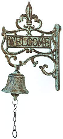 Antikas | Wandglocke | Welcome | Türglocke für den Eingangsbereich | Glocke für die Hauswand
