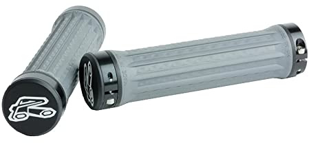 Renthal Lenkergriffe Lock-on Traction, 130 mm, Medium - Dunkelgrau, G21