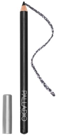 Palladio Wooden Eyeliner Pencil, Thin Pencil Shape, Easy Application, Firm yet Smooth Formula, Perfectly Outlined Eyes, Contour and Line, Long Lasting, Rich Pigment, Black