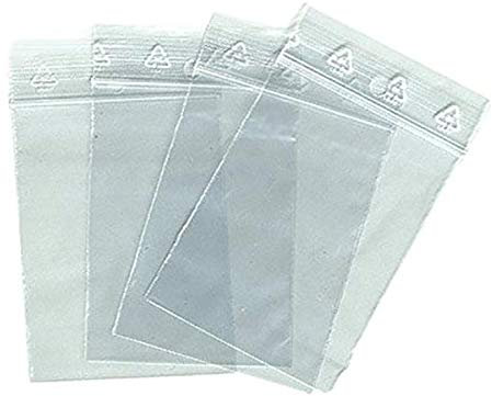 Lot de 500 Sachets 60 x 80 mm fermeture zip Transparent - Sachet fermeture zip 6 x 8 cm 50µ sac plastique 6x8 compatible alimentaire et congélation de marque UNIVERS GRAPHIQUE REF UGS03-500