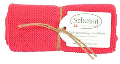 Solwang Handtuch H63 gestrickt in Himbeere hell