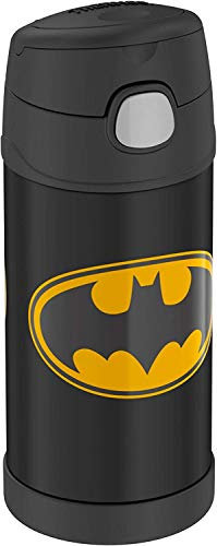 Thermos F4014BM6 Funtainer 12 Ounce Bottle, Batman, Stainless Steel