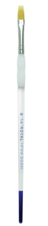 ROYAL BRUSH Soft-Grip Filbert Comb Paintbrush, Gold