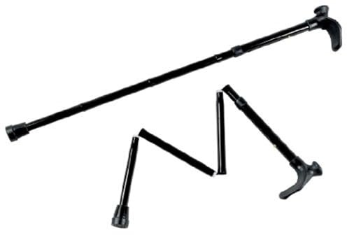 Patterson Medical 091114834 - Bastón plegable para diestros, color negro