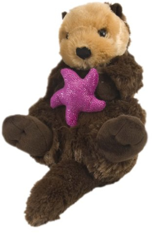WILD REPUBLIC Seeotter, Cuddlekins, Stofftier, Baby-Geschenk für Mädchen und Jungen, Kinder Plüschtier, Kuscheltier Für Babys, Spielzeug aus Recyclingmaterial, 30 cm, 12