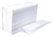 Papierhandtücher 2-lagig Zellstoff Z-Falz Interfolded Zellstof 3750 weiss