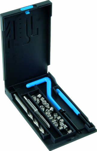V-COIL Gewinde Reparatur Set M12 x 1,25 | Gewinde Reparatursatz | V-Coil Kit | Gewinde-Reparatur von beschädigten oder abgenutzten Gewinden | Mit Kunststoff-Kassette