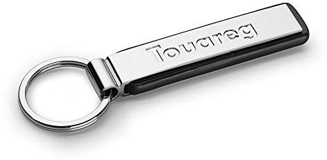 Volkswagen 000087010ADYPN Porte-clés Touareg en métal avec Pendentif VW Argent