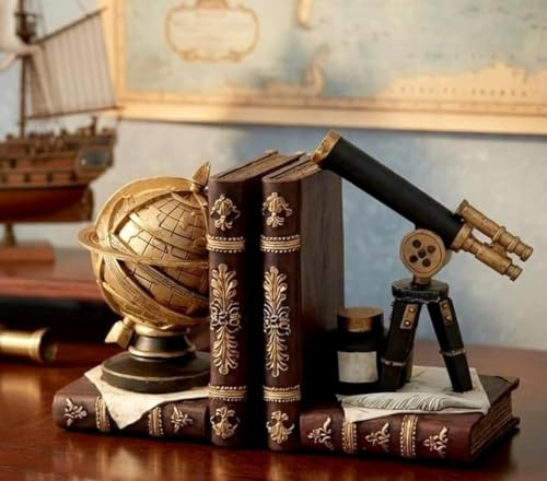 Bellaa 26355 Astronomie Buchstützen Galileo Raum und Zeit Buchstützen