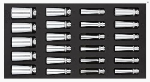 Sonic 202301 Steckschlüssel SFS 1/3 Set, 3/8, 23-teiliges Set