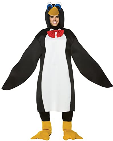 Rasta Imposta Lightweight Penguin Costume, Black/White, One Size