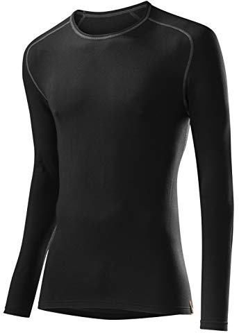 Löffler Herren Unterhemd Shirt Transtex Warm La, schwarz, 54, 10732