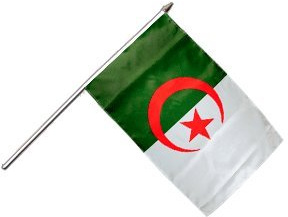 Digni® Drapeau Algerie sur hampe