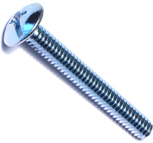 Hard-to-Find Fastener 014973320904 Combo Truss Machine Screws, 1/4-20 x 2, Piece-100, zinc