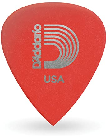 Planet Waves 6DRD1-10,50 mm Duralin precision superlätta plektrum - röd (förpackning med 10)