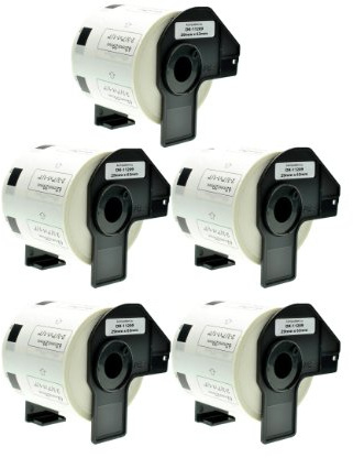 Logic-Seek 5X Adress-Etiketten 29mm x 62mm kompatibel für Brother DK11209 - je 800 Stück P-Touch QL-1050 1060N 500 550 560 570 580 700 500 A BS BW 560 VP YX 580N 650TD 710W 720NW