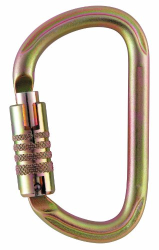 Petzl M73 TLA Vulcan hochfesten Stahl Karabiner, Größe: triact-Lock, Gold