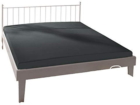 Estella Spannbettlaken Mako-Feinjersey Schiefer Größe 140x200 cm - 160x200 cm