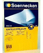 SOE Ringbucheinlage 2322 A4 hf kar. 100Bl 70g
