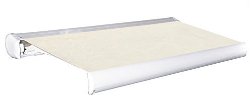 Jet-Line® | Elektrische Markise | Vollkassettenmarkise | Sunray 4 m in beige | Markise | Beschattung | Terrasse Balkon | Sonnenschutz | Kassettenmarkise | Sonnenmarkise UV Schutz Garten