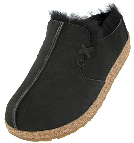 HAFLINGER Lammfellclog Saskatchewan Filzpantoffel Hausschuh