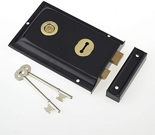 Yale Locks P334 Serrure en applique Métallisé Visi 156 x 104 mm (Import Grande Bretagne)