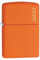 Zippo 50810613 Briquet - Orange Matte avec Logo Zippo Taille Unique