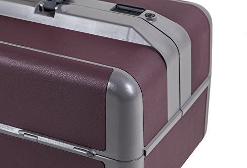 Durasol IDEAL 2243, Arztkoffer Medizinsche Ausrüstung Tasche, Bordeaux, echtes Leder, Größe Klein