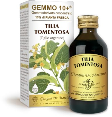 Dr Giorgini Integratore Alimentare, Tiglio Argenteo Gemmoderivato Concentrato Liquido Analcoolico - 100 ml