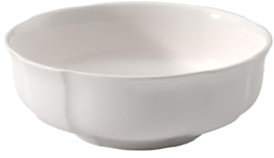 Villeroy & Boch – Manoir dessertskål 15 cm vit, diskmaskinssäker, mikrovågsugnssäker, skål, skål, müsliskål, salladsskål, premium porslin