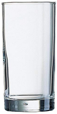 48X Arcoroc Hi Ball Glasses 285ml/127X65mm Tumblers CE Marked Restaurant | Dishwasher-safe tumblers with a stackable conical shape, ideal for high-volume commercial bar and restaurant service.