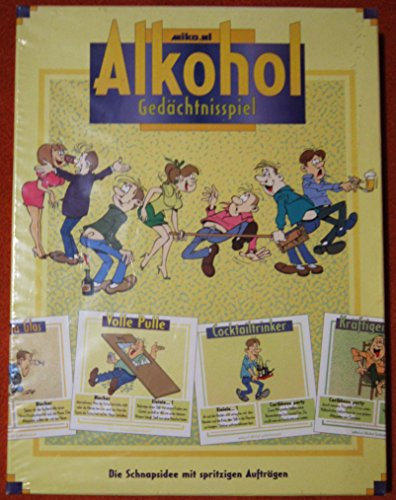 Alkohol Gedächtnisspiel Party Brettspiel für Erwachsene Memory