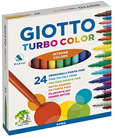 GIOTTO TURBO COLOR Ast. 24 pennarelli