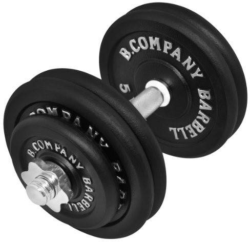 Guss Kurzhantel-Set 27,5Kg (1 x Kurzhantelstange 35cm, 2x2,5 und 4x5Kg Hantelscheiben) Hantelset Hanteln