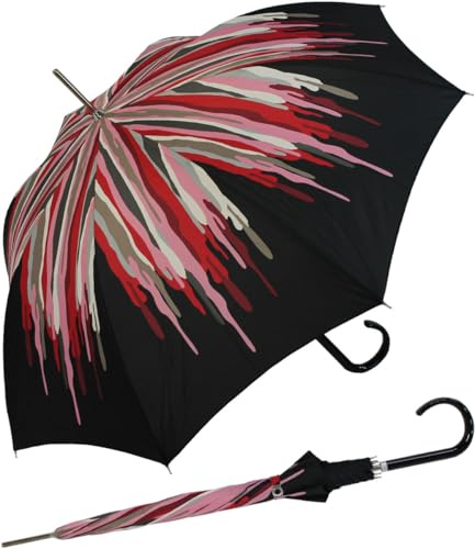 Doppler Damen Stockschirm Carbonsteel mit Automatik Coloro camouflage rot