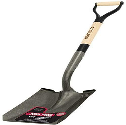 Truper 31210 Tru Pro Square Point Shovel with D-Handle, 30-Inch