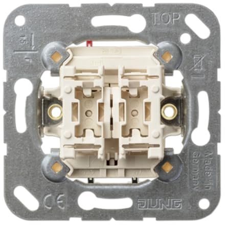 Jung 505EU – Mechanismus Schalter ohne Krallen Befestigung