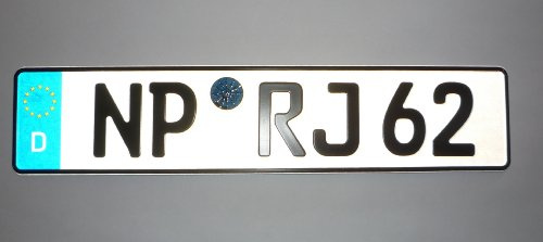 Euro KFZ-Kennzeichen 520x110
