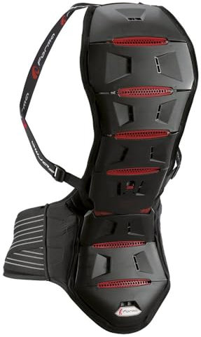 FORMA FORT880-9910LXL - Dorsal para moto Akira 8, negro/rojo, talla L/XL