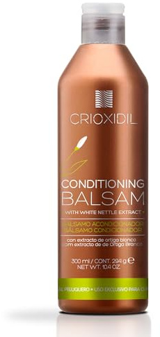 CRIOXIDIL Haarspülung, Conditioner-Balsam, 300 ml, mit weißer Brennnessel, für alle Haartypen, entwirrt das Haar, spendet Feuchtigkeit, nährt und repariert die Kopfhaut