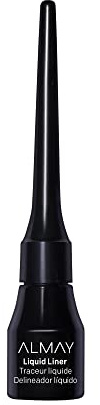 Almay Liquid Eyeliner, Waterproof, Fade-Proof Eye Makeup, Easy-to-Apply Liner Brush (Packaging May Vary), 221 Black