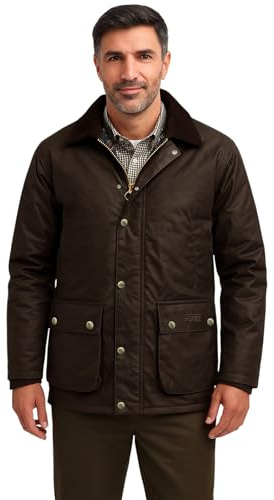 Game Barker - chaqueta con capucha desmontable para hombre marrón marrón Small